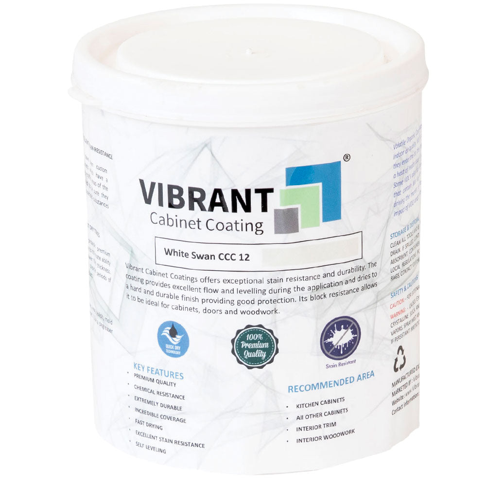 Cabinet Coating - Quart  (White Swan)